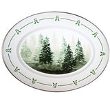 Forest Trees Oval Platter