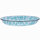 Sea Glass Swirl Pasta Plate, 10", Set of 4
