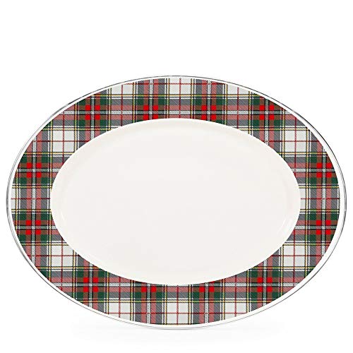 Highland Plaid Oval Platter