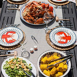 Lobster Enamelware Dinner Plate, 10.5", Set of 4