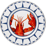 Lobster Enamelware Dinner Plate, 10.5", Set of 4