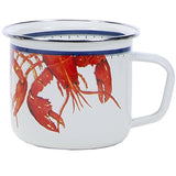 Lobster Enamelware Grande Mug, 24 oz., Set of 4