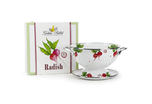 Colander & Drip Plate Gift Set, Radish