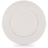 Glampware Solid Cream Dinner Plates, Set of 4