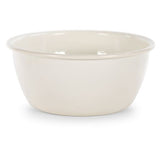 Glampware Solid Cream Rim Bowls, Set of 4