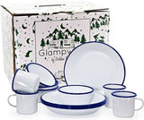 12-piece Dinnerware Gift Set (Blue Rim)