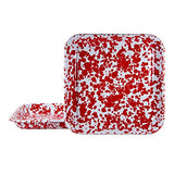 Red Swirl Square Baking Sheet 10.5"