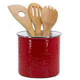 Utensil Holder, Solid Red