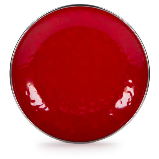 Appetizer Plates, 5.75", Solid Red, Set of 4