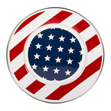 Stars & Stripes Enamelware Sandwich or Salad Plate, 8.5", Set of 4