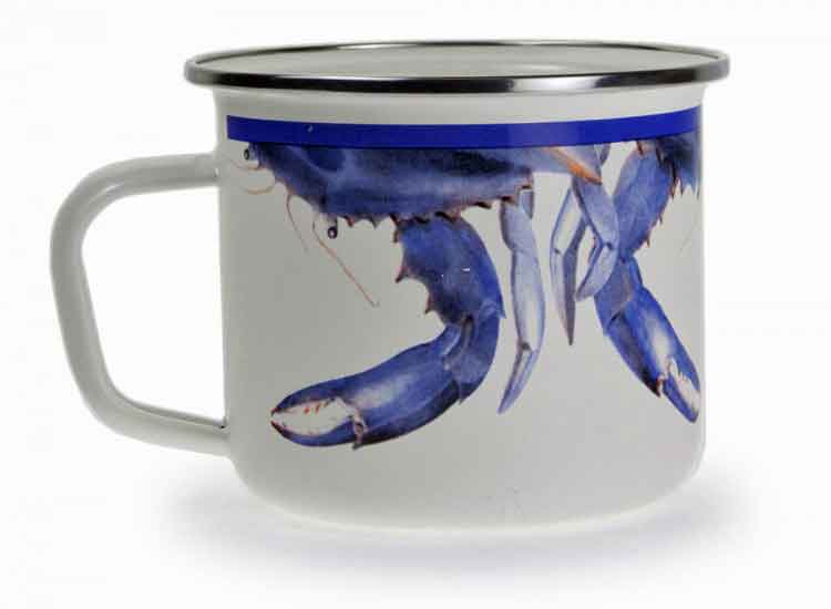 Blue Crab Grande Mug, 24 oz., Set of 4