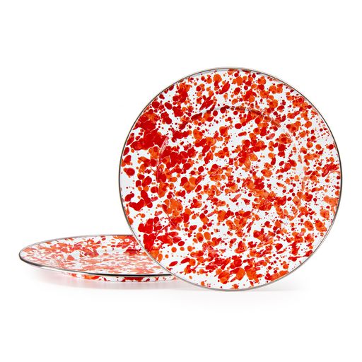 Charger Plates, 12.5", Sunset Swirl Enamelware