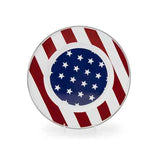 Stars & Stripes Enamelware Dinner Plate, 10.5", Set of 4