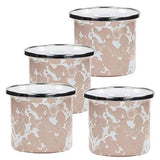 Taupe Swirl Ramekin, Set of 4