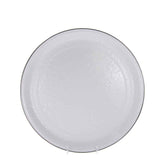 Solid White 15.5" Enamelware Serving Tray